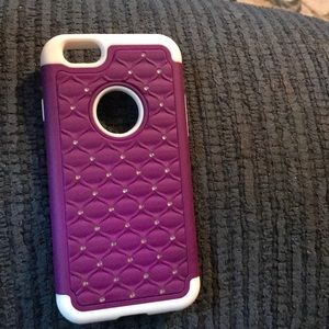 Purple diamond iPhone 6 case